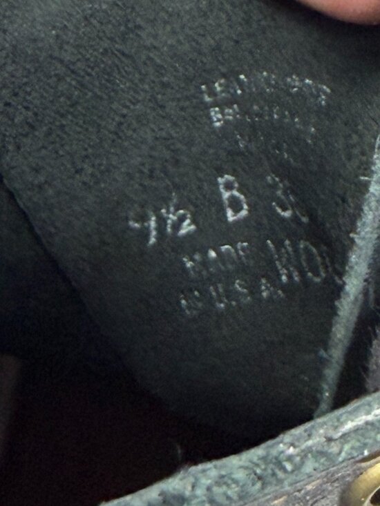 Wolverine 1000 Mile women's Evelyn boots 9.5 B flat ankle lace up leather black - Picture 8 of 9